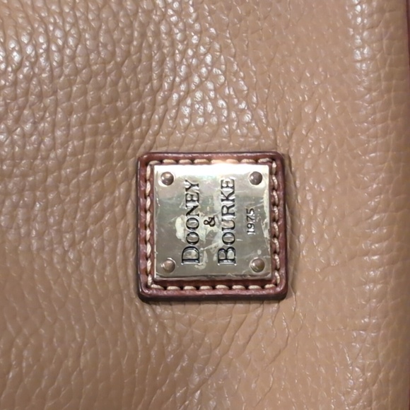 Dooney & Bourke Brown and Tan Leather Crossbody Bag - Picture 5 of 12